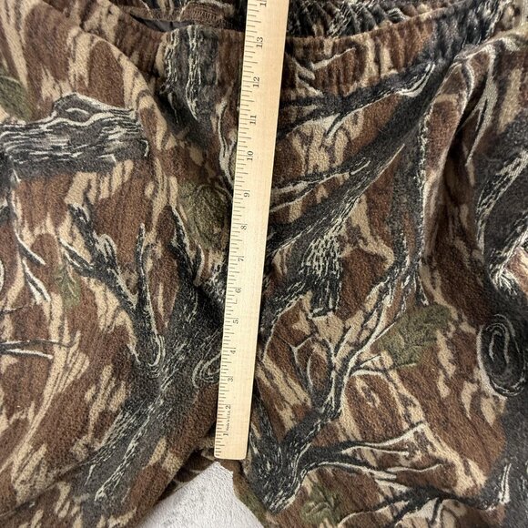 Vintage Cabelas Whitetail Pants Mens XL Camouflage Fleece Hunting USA Union Made - Picture 9 of 16